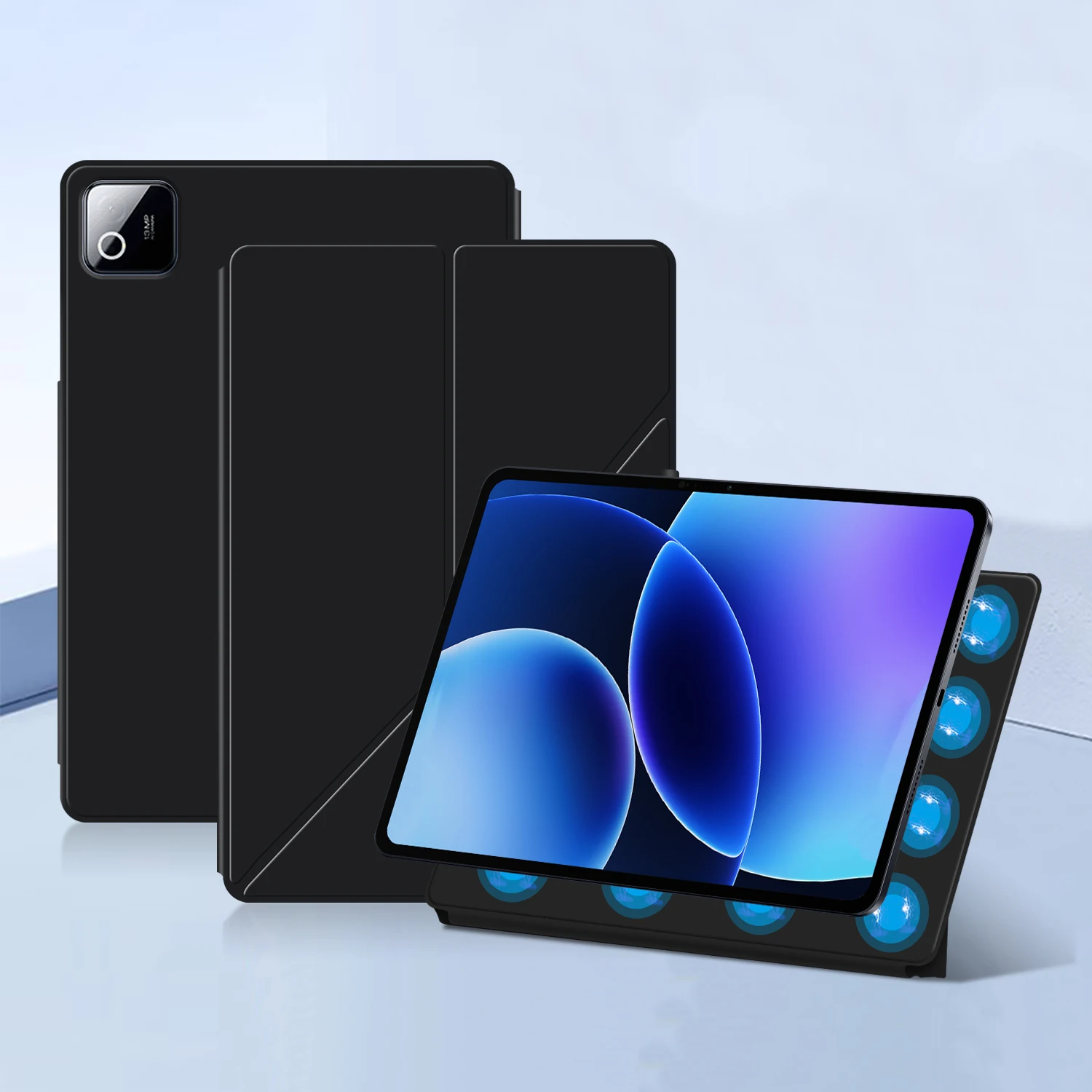 Funda magnética plegable en Y para Xiaomi Pad 8, funda inteligente con soporte para Xiaomi Mi Pad 7 8 MiPad7 Mipad8 Pro, funda protectora para tableta de 11,2 pulgadas - imagen 3