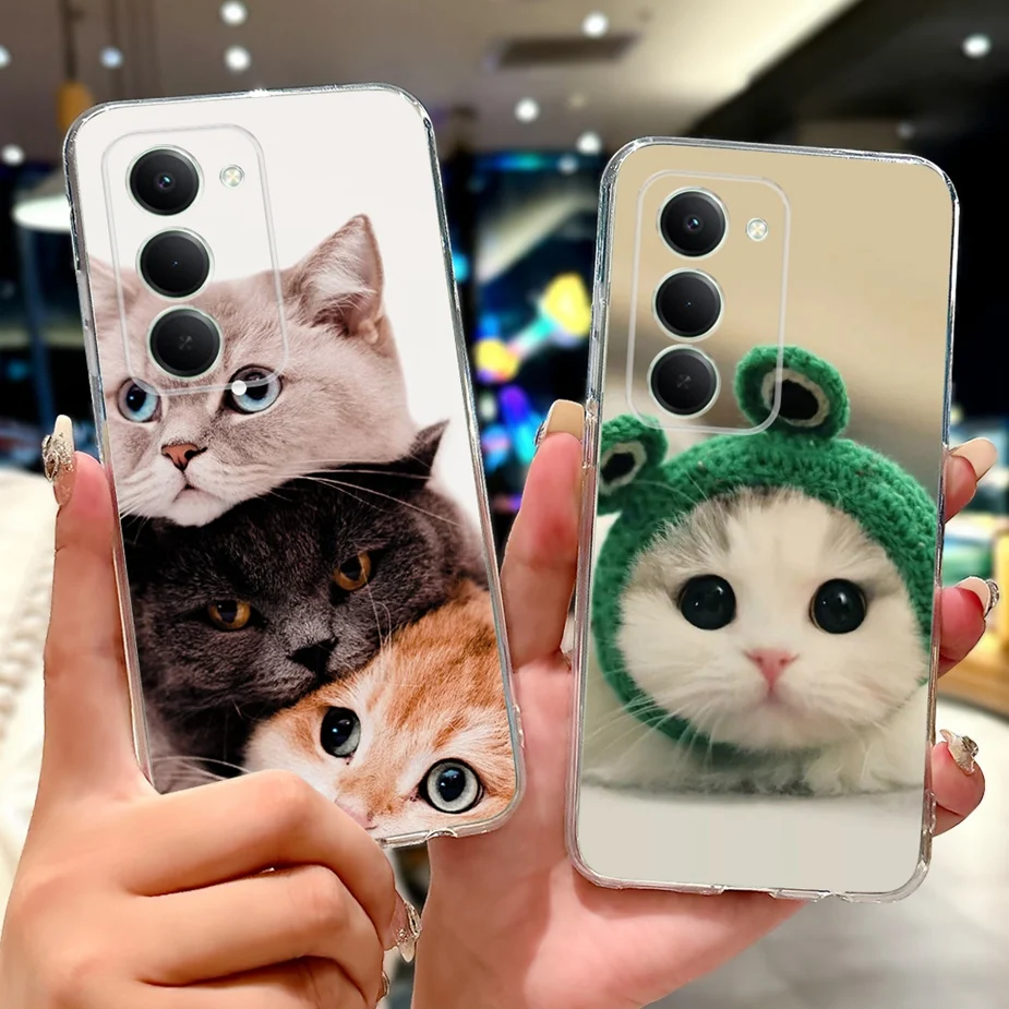 Para Xiaomi Redmi 15 5G funda lindo gato de lujo cubierta pintada 6,9 ''funda de teléfono suave y delgada para Xiaomi Redmi 15 Redmi15 4G Fundas Coque - imagen 5