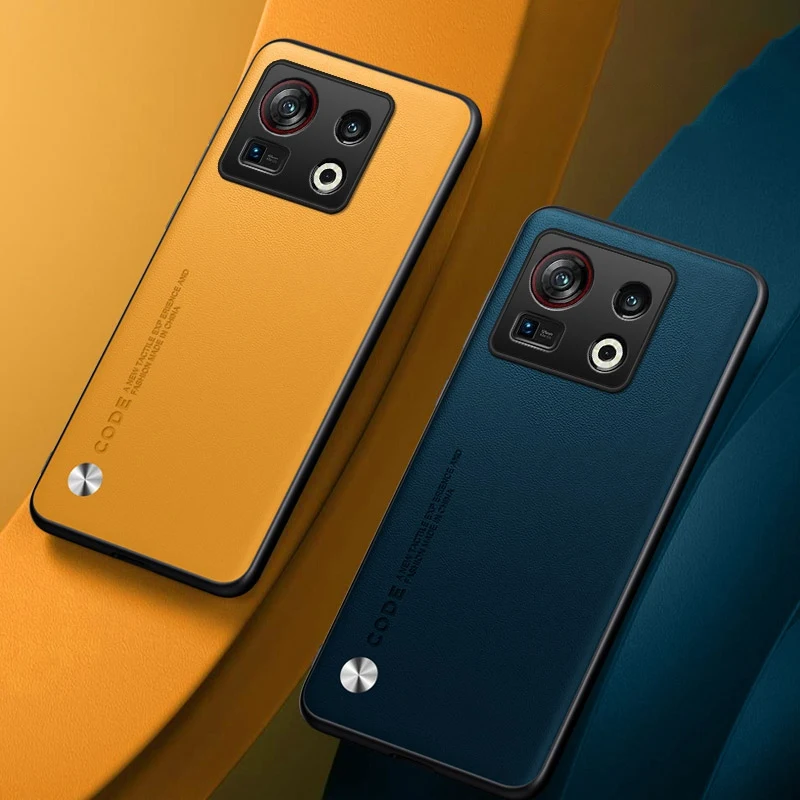 Funda de cuero PU de lujo para Nubia Z40S Pro, funda trasera de silicona mate a prueba de golpes, funda de teléfono de protección para ZTE Nubia Z40S Pro 5G - imagen 3