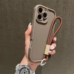 Funda con cordón colorido para Samsung Galaxy S25 Ultra y más modelos