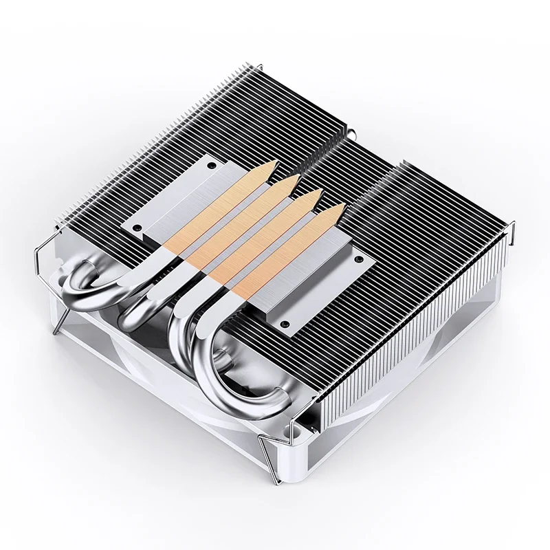 JONSBO HP-400S enfriador de CPU presión tipo 4 heatpipes 9CM ventilador para ITX chasis de factor de forma pequeña tipo delgado disipador de calor accesorios de PC - imagen 3