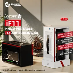 Mechanic Master iF11 – Caja Mini-ITX SFF de Perfil Bajo para PC A4