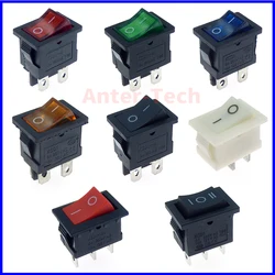 Interruptor Basculante KCD1 LED 6A 250V - Coche Barco 4 Colores
