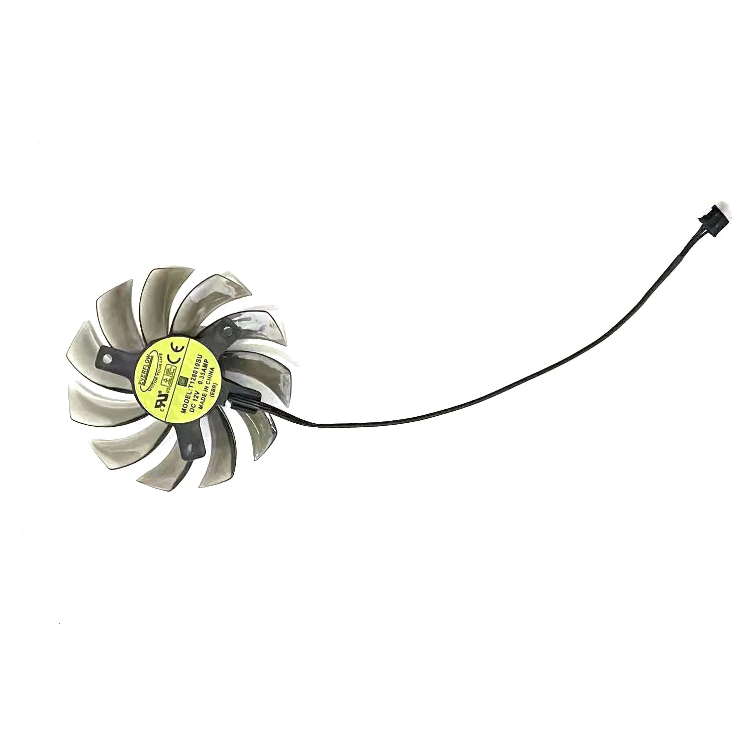 T128010SM 3PIN 75MM para Gigabyte GeForce GT 1030 2GB OC ventilador enfriador de tarjeta gráfica - imagen 4