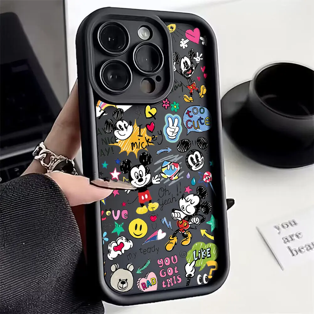 Funda de teléfono Disneies de dibujos animados de Mickey para Huawei P40 P50 Mate 30 40 Nova 7 9 10 Honor 200 X7 X9 90 50 Pro 4G 5G, funda trasera suave de TPU - imagen 4