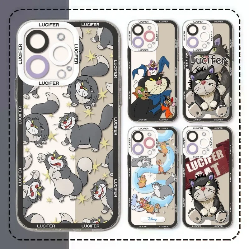 Funda Lucifer Cat para OPPO Reno 13 12 11 10 Pro Plus 13F 11F 12F 7 5 6 Lite A78 A79 A98 A38 A18 A58 A60 A57 A77 A16 A17 A3 Pro A2