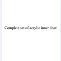 Acrylic inner liner 