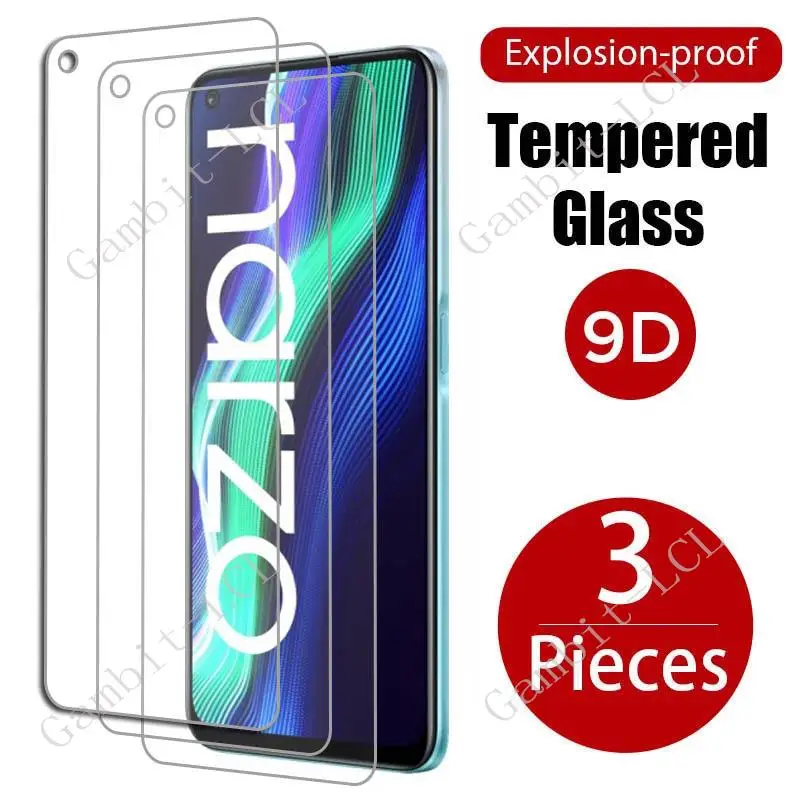 Vidrio templado para piezas, película protectora de pantalla para Narzo 50, 4G, 6,6 pulgadas, 8I RealmeNarzo50, RMX3286, 3 Realme