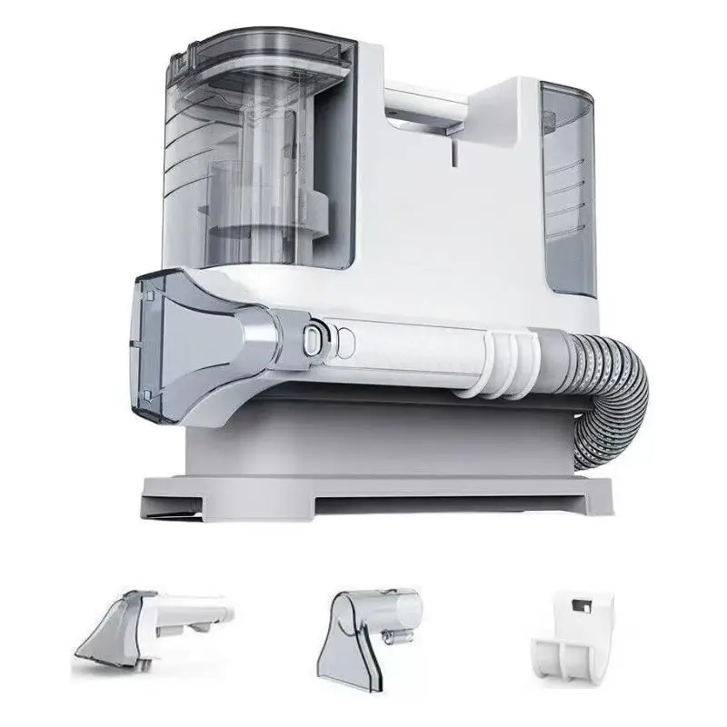 Máquina limpiadora de alfombras, máquina limpiadora de tapicería, potente succión, máquina de limpieza de puntos profundos, 2 cabezales para muebles de tapicería - imagen 5