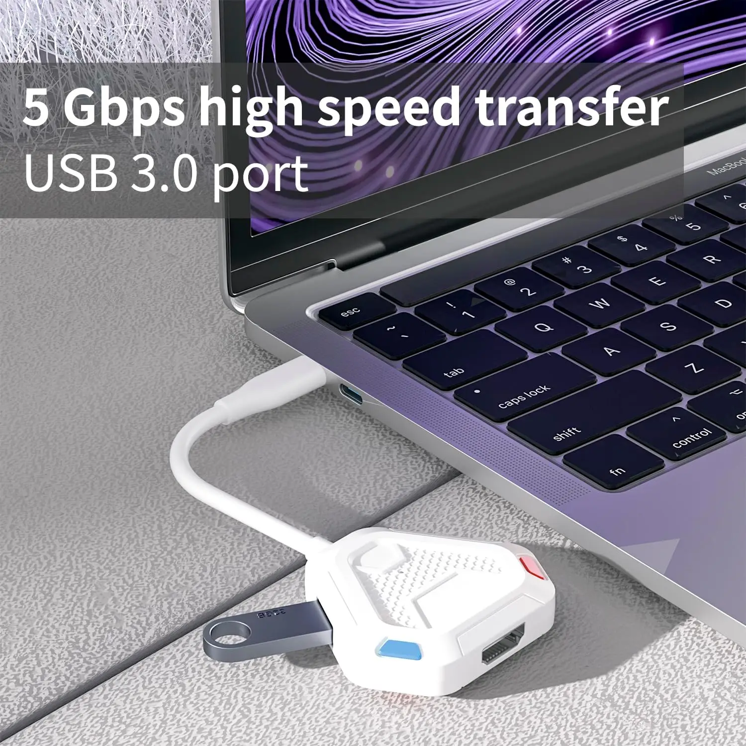 Base de interruptor portátil para interruptor/interruptor OLED Reemplazo de base de interruptor, adaptador de interruptor USB C a HD con HD2.0, USB 3.0 - imagen 2