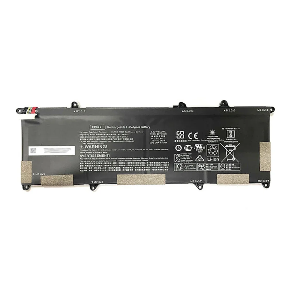 Nueva batería Original y genuina para ordenador portátil EP04XL 7,7 V 56,2 Wh para HP Elite Dragonfly G1 G2 Max HSTNN-IB8Y HSTNN-DB9J, etc. - imagen 5