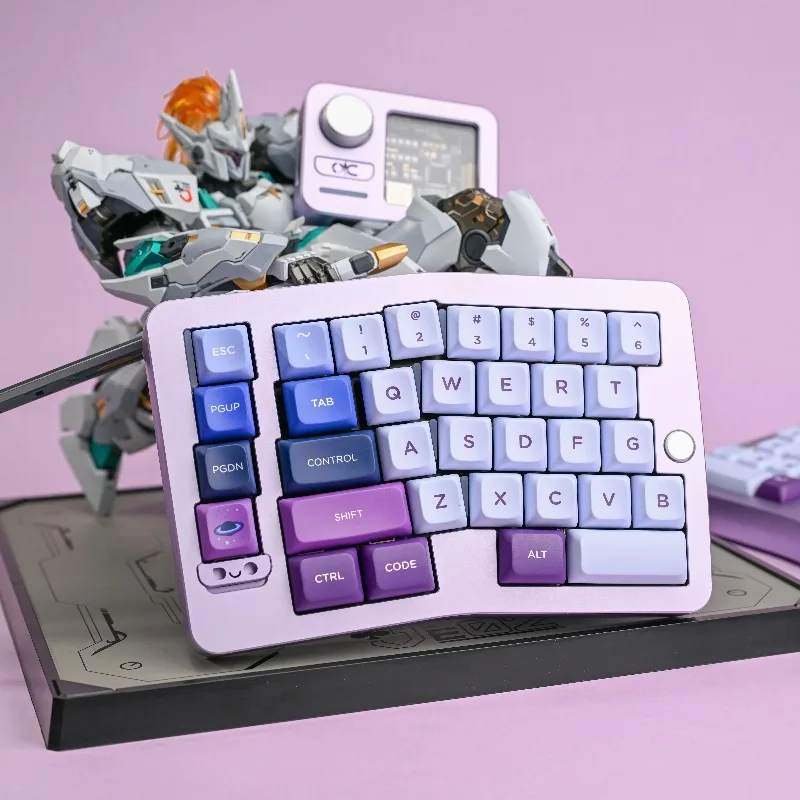 Juego de teclas con tema personalizado de galaxia, tapa de teclado con perfil PBS de sublimación PBT personalizada para accesorios de teclado mecánico - imagen 3