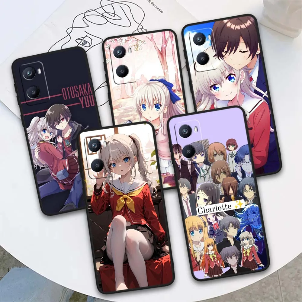 ANIME Nao Tomori para OPPO Reno 12 11 F 10 8 7 6 5 4 Z T Lite Plus Pro 4G 5G funda negra para teléfono