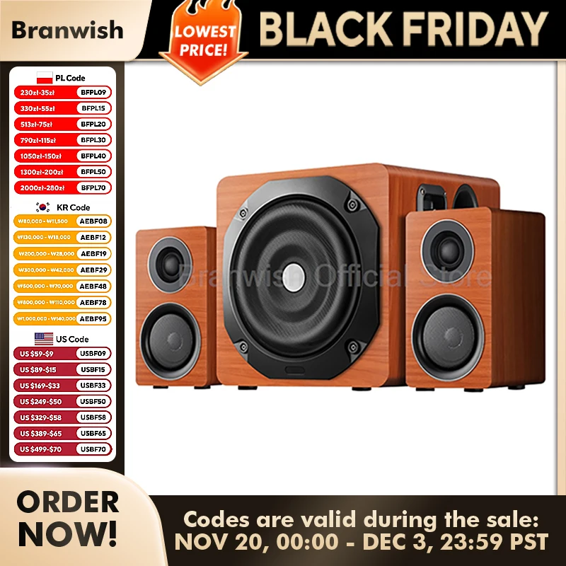 1 altavoz de 6,5 pulgadas 180W con 2 uds altavoces satélite 5,0 Bluetooth caja de sonido HIFI soporte RCA USB TF para Karaoke de cine en casa