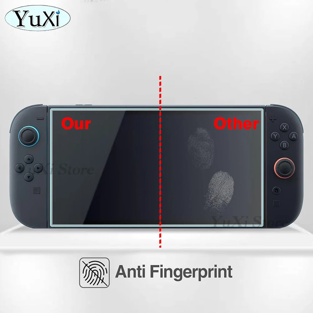 Protector de pantalla de vidrio templado para Switch 2 HD, película protectora transparente antiarañazos para accesorios de consola Switch2 - imagen 3