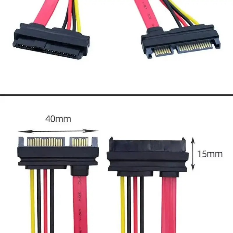 SAS a SATA SFF-8482 SAS 29 pines a SATA 22 pines Cable de extensión Raid para unidad de disco duro - imagen 4