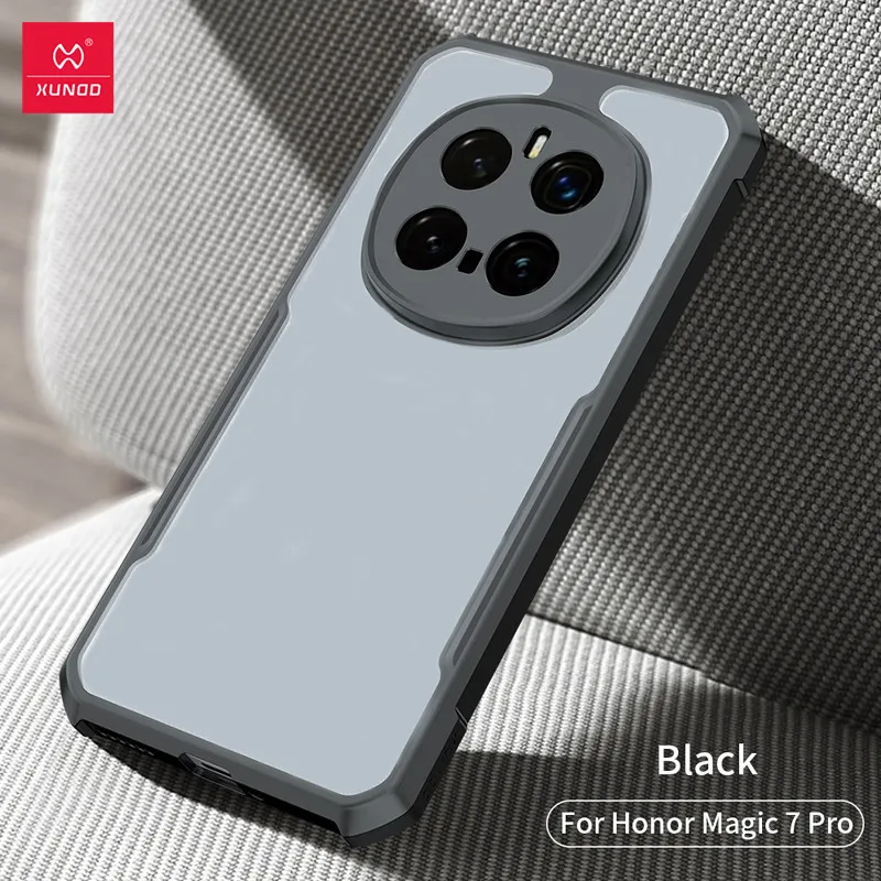 Para Honor чехол XUNDD Airbags PC transparente a prueba de golpes + cubierta trasera protectora de TPU con bordes - imagen 2