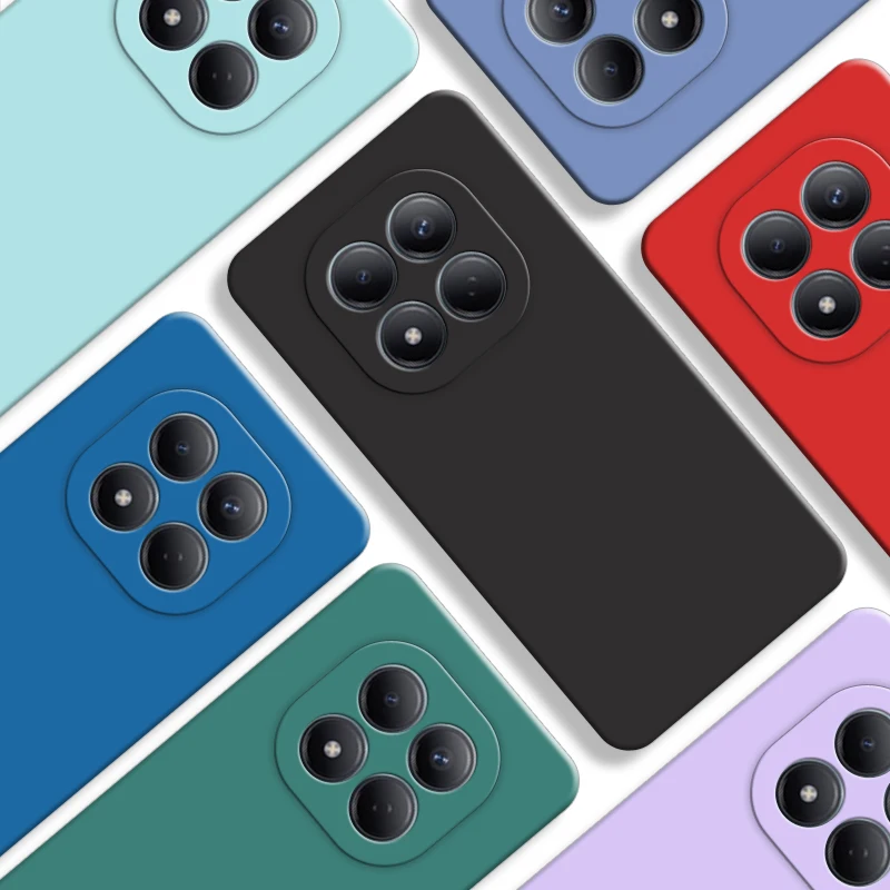 Para Redmi Note 15 Pro + funda para Redmi Note 15 Pro Plus 4G 5G cubierta Original de goma de silicona líquida parachoques para Redmi Note 15 Pro