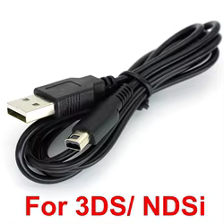 Cable cargador USB Cable de sincronización de datos de carga para Nintendo DSi NDSI 3DS 2DS XL/LL nuevo 3DSXL/3DSLL 2dsxl 2dsll línea de alimentación de juego
