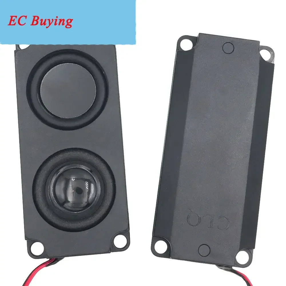 1 par de altavoces portátiles de Audio 45100 10045 LED TV altavoz 8 Ohm 5W doble diafragma bajo ordenador altavoz DIY para cine en casa - imagen 4