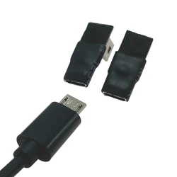 Mini/Micro USB tipo A Stecker Auf Micro/Mini USB B Weibliche 90 Grad Links Winkel Adaptador