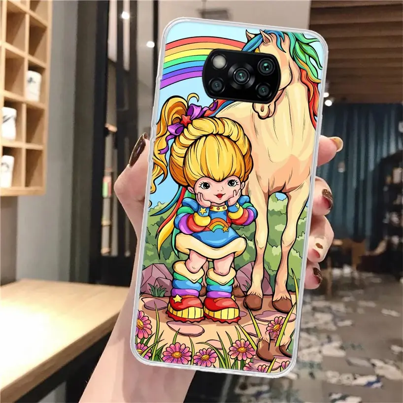 R-arcoíris lindo Brite funda de teléfono de silicona para Xiaomi Poco X3 Nfc X5 X6 X7 F7 Ultra F6 F5 Pro M6 M5S X4 F4 GT M4 M3 F3 cubierta Poco X - imagen 3