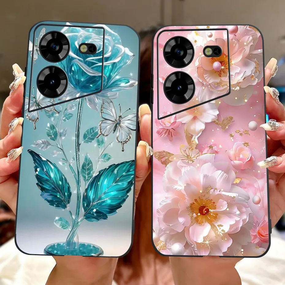 Funda de teléfono con pintura bonita para Tecno Pova 5 5Pro LH7n LH8n, funda trasera de silicona suave TPU para Tecno Pova 5 Pro Pova5, parachoques - imagen 4