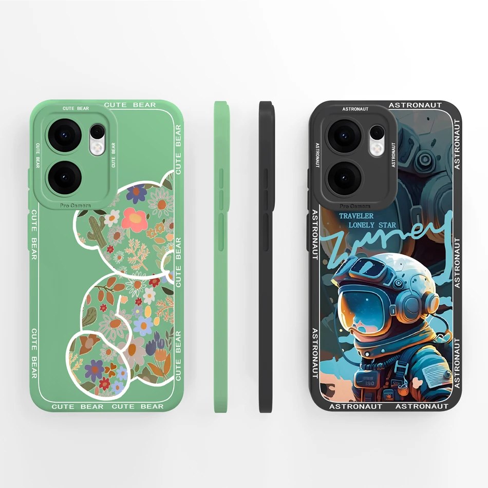 Para Oppo Reno 13F Funda lindo Panda Funda suave silicona líquida Funda trasera de alta calidad para Oppo Reno 13 F Reno13F 4G 5G Funda de teléfono - imagen 4