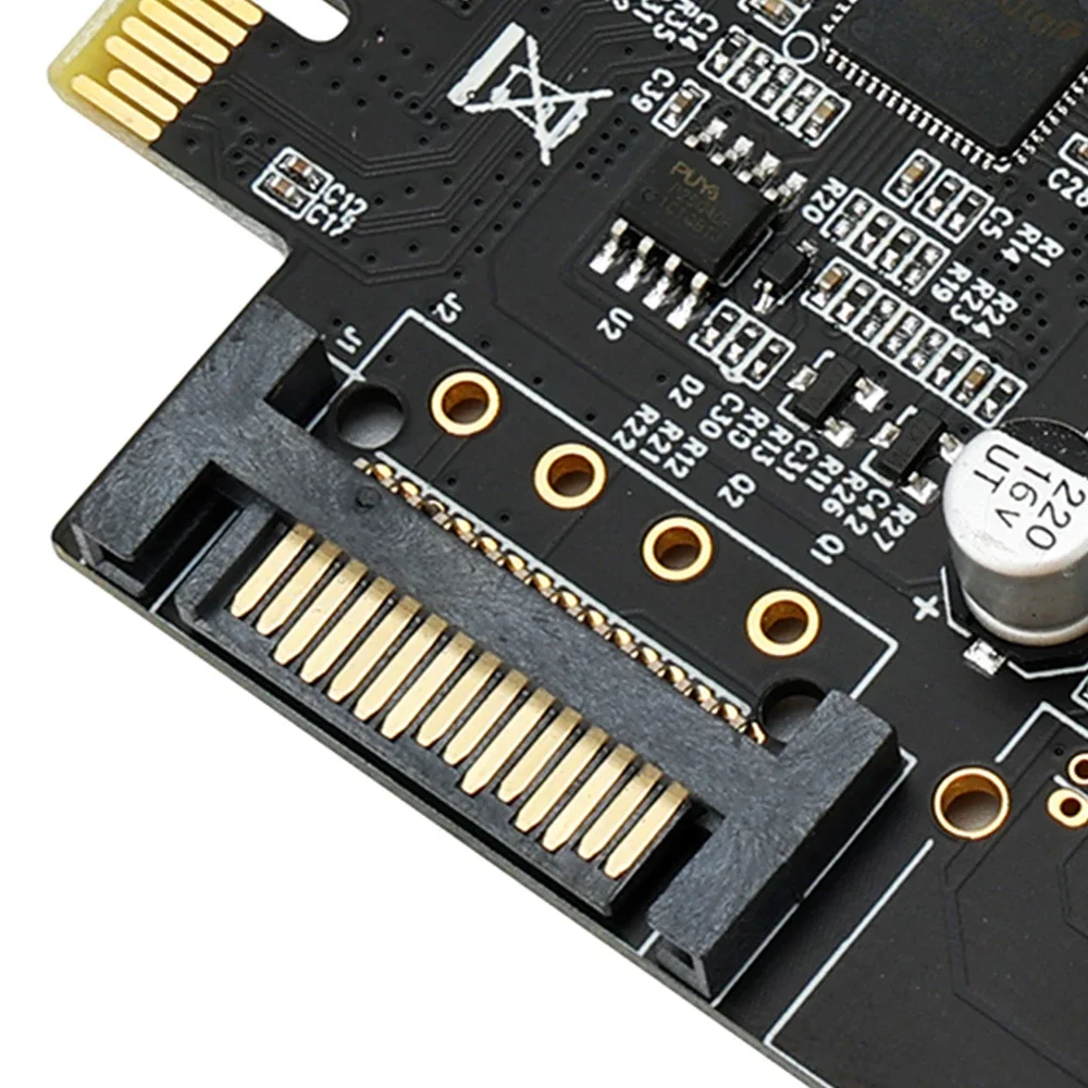 Tarjeta de expansión PCIE a PS/2 para teclado de ratón PS2, adaptador de puerto redondo PCI-E para PC de escritorio Legacy, tarjeta de expansión SATA PS2 - imagen 5