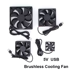 Ventilador USB para PC 5V con rodamiento de aceite