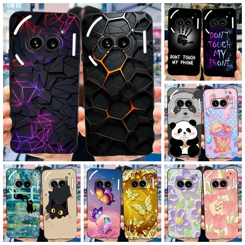 Para nada teléfono 2a A142 funda 2024 de lujo de mármol de dibujos animados funda protectora de silicona suave para nada teléfono 2 A065 Phone2A Fundas