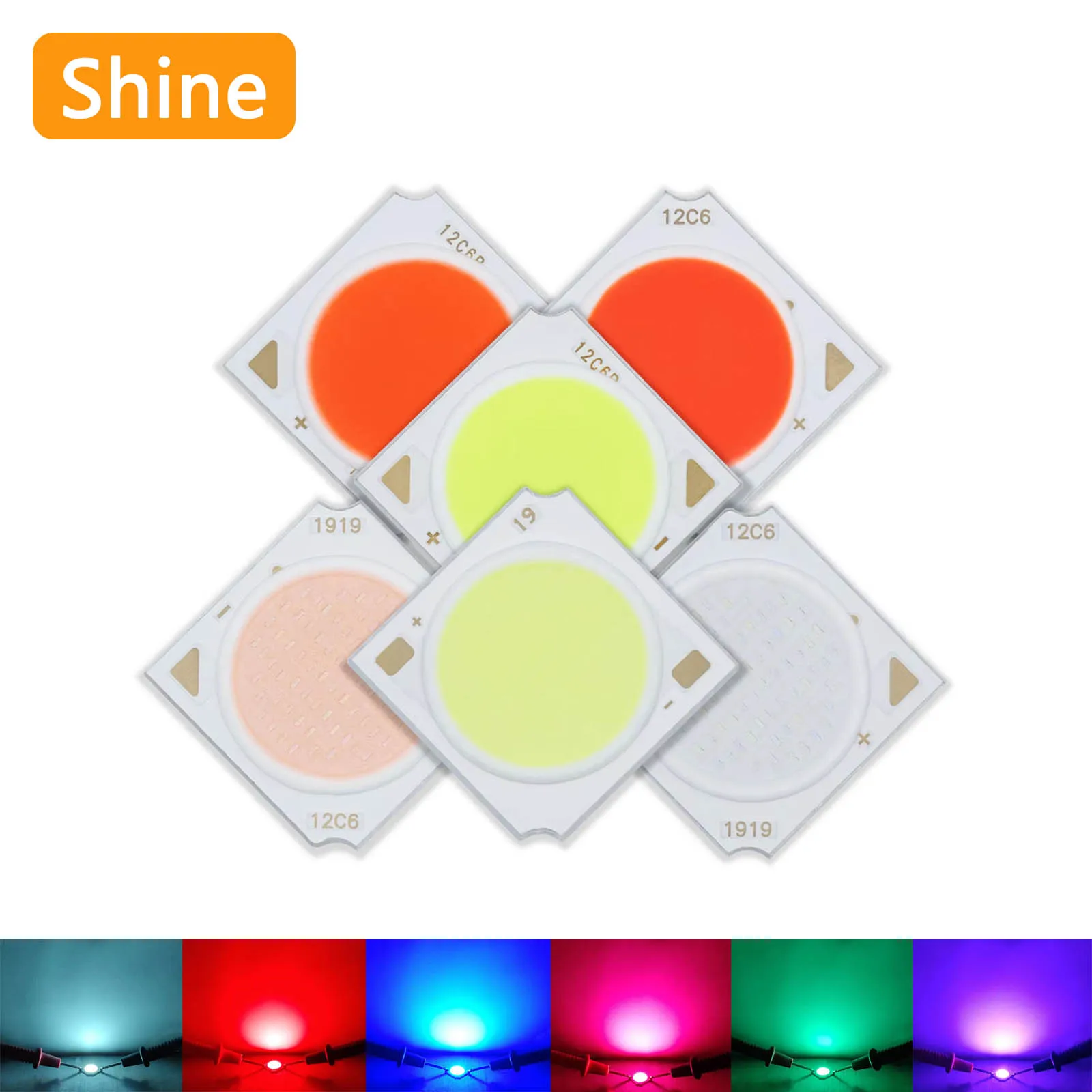 20-36W LED COB cuentas de luz DC36-39V lámpara LED Bead 1919 bombilla LED Bridgelux Chip Spot Light lámpara de diodo de luz descendente