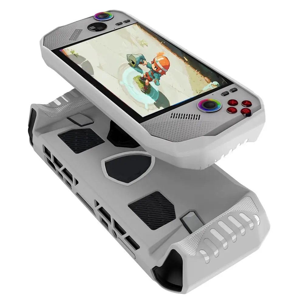 Funda protectora con soporte para MSI Claw 8 Ryzen Edition, carcasa suave anticaída de TPU, accesorio para consola de juegos, mejora la experiencia de juego - imagen 5