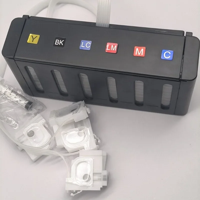 El más nuevo cartucho externo de sistema de tanque de tinta CISS serie Compatible con 6 colores para Epson L805 L800 L1800 L801 L810 L850 L1300 - imagen 3