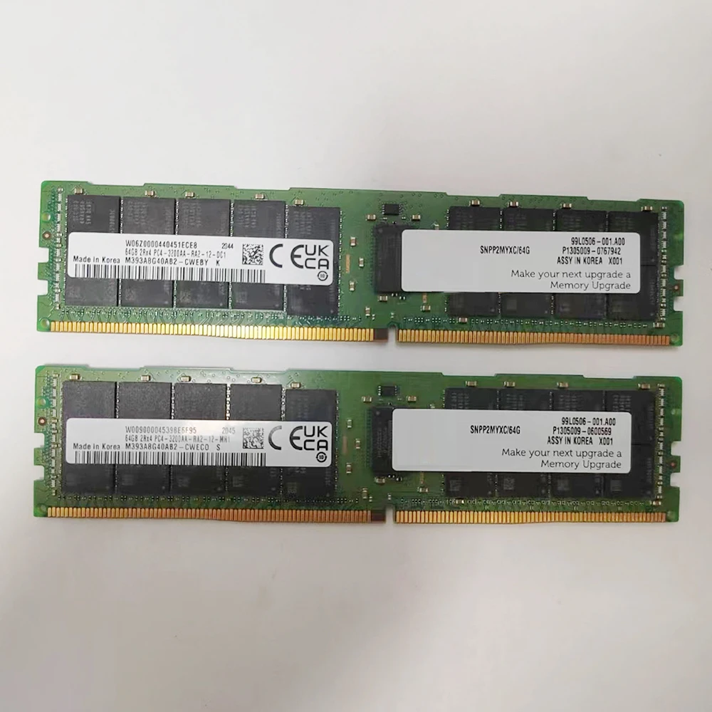 1 Uds memoria de servidor P2MYX 0P2MYX para DELL 64G 64GB DDR4 2RX4 3200AA RAM SNPP2MYXC/64G ECC RDIMM 3200 - imagen 5