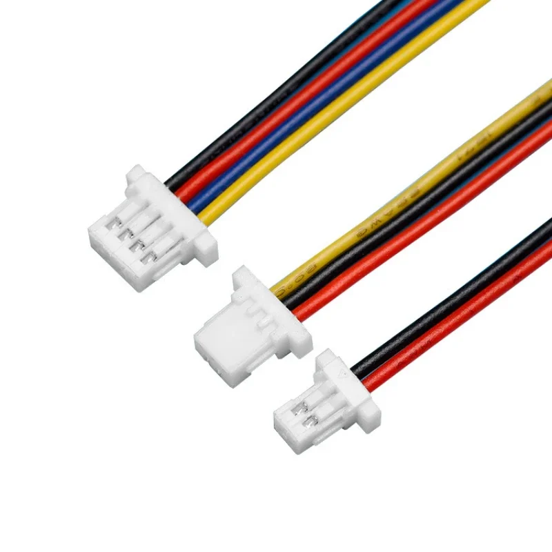 Mini JST SH 1,0mm paso hembra enchufe Terminal conector de Cable SH 1mm 2 3 4 5 6 7 8 pines 10CM 28AWG Cable de cables electrónicos - imagen 2