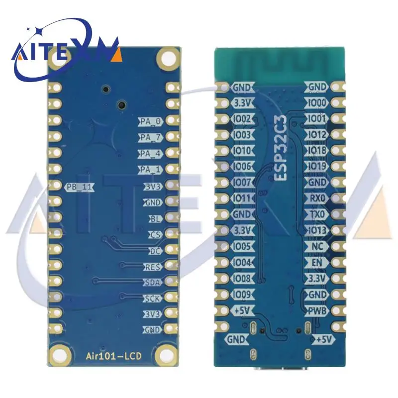 Placa de desarrollo ESP32 ESP32 C3, placa de núcleo LCD integrada, antena 2,4G, 32 pines, IDF, WiFi + Bluetooth CH343P para Arduino Microprython - imagen 2