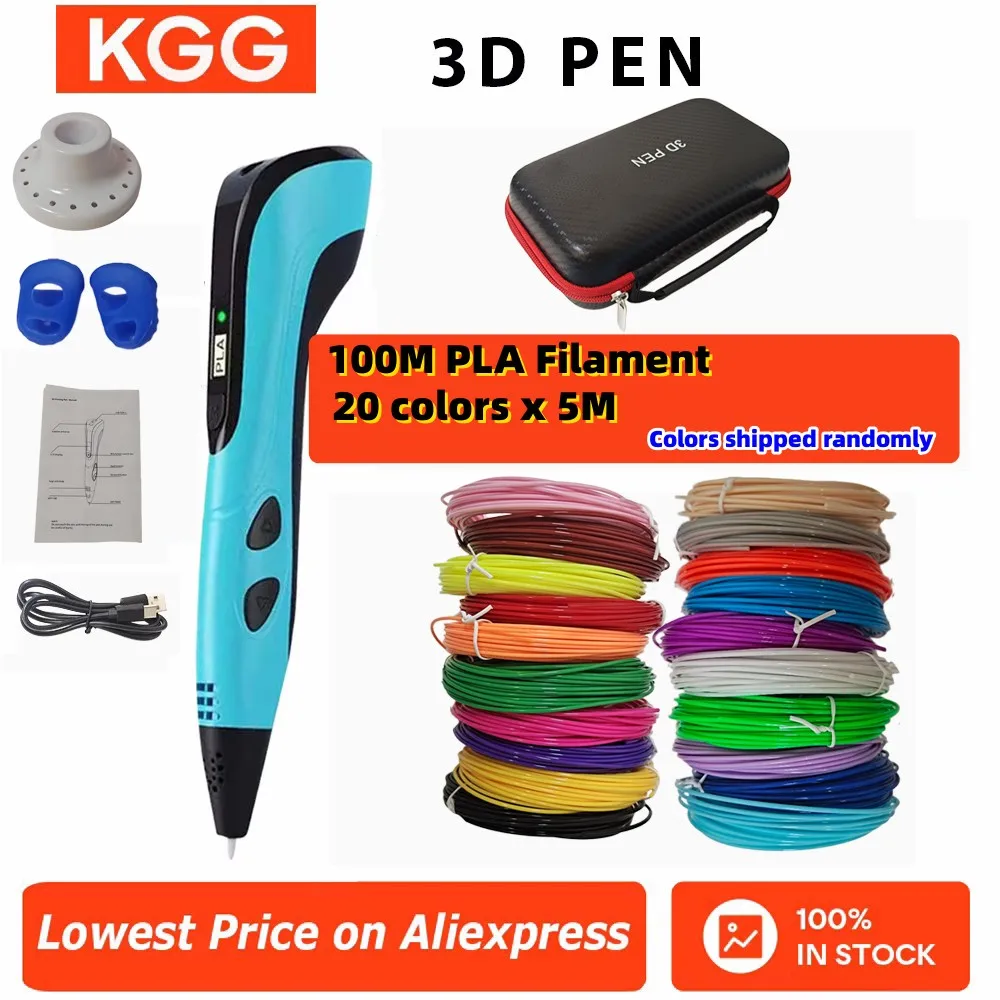 Bolígrafo 3D Infantil con Pantalla LED – Kit Completo con Filamento PLA - imagen 5