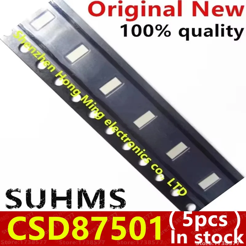 (5 piezas) 100% nuevo conjunto de chips CSD87501 CSD87501L XFLGA-10