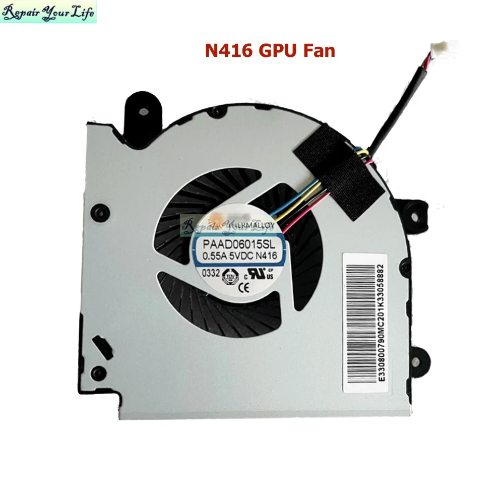 Ventilador de refrigeración para ordenador portátil, Enfriador de GPU para MSI Creator 17M A9SD (MS-17F3) A9SE A10SD Notebook PC, radiador PAAD06015SL N416 N415 - imagen 3