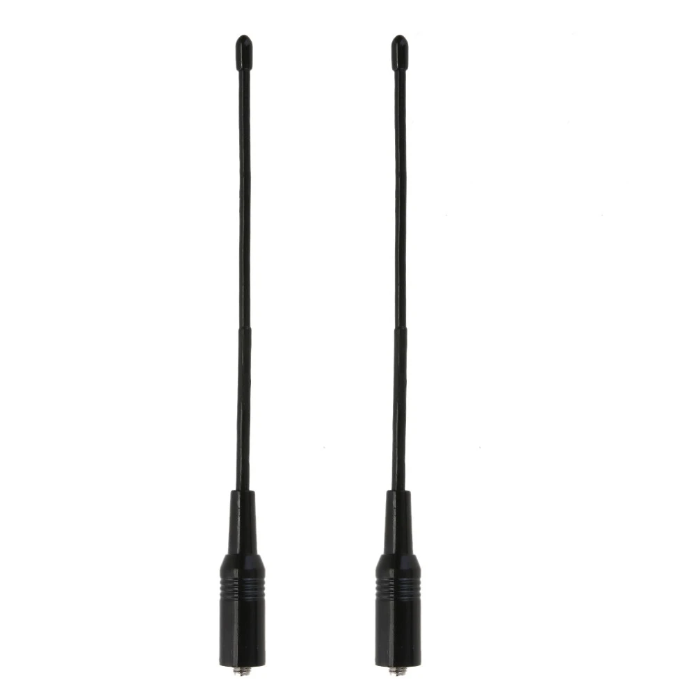 2 uds antena de Radio de doble banda antena profesional de alta ganancia 144/430 MHz accesorios de Walkie Talkie para Baofeng UV-5R - imagen 2