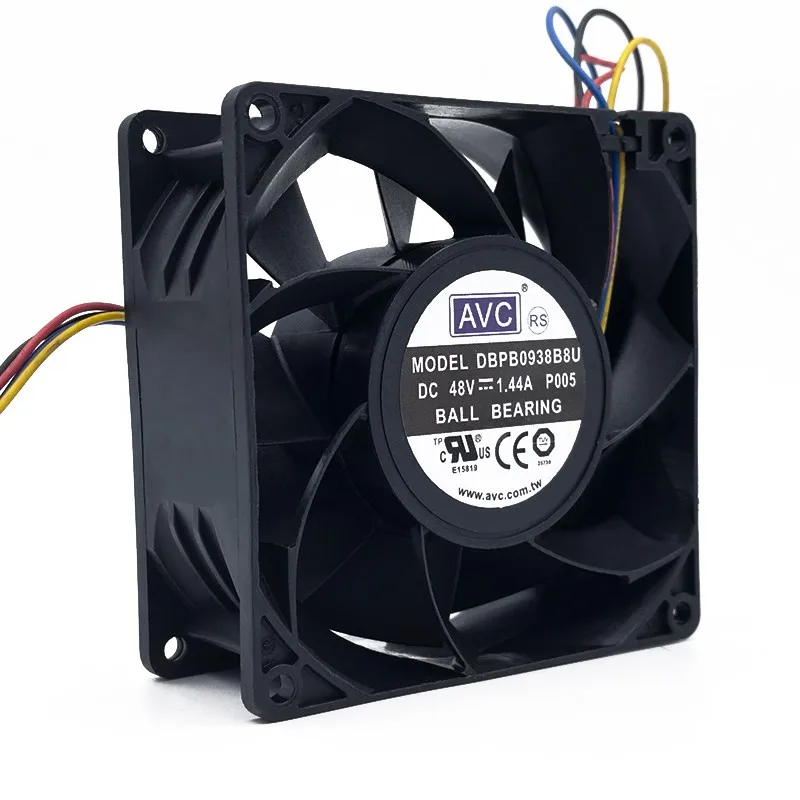 Para AVC DBPB0938B8U 9038 48V 1.44A PWM velocidad ajustable ventilador de alto volumen de aire 9CM - imagen 3