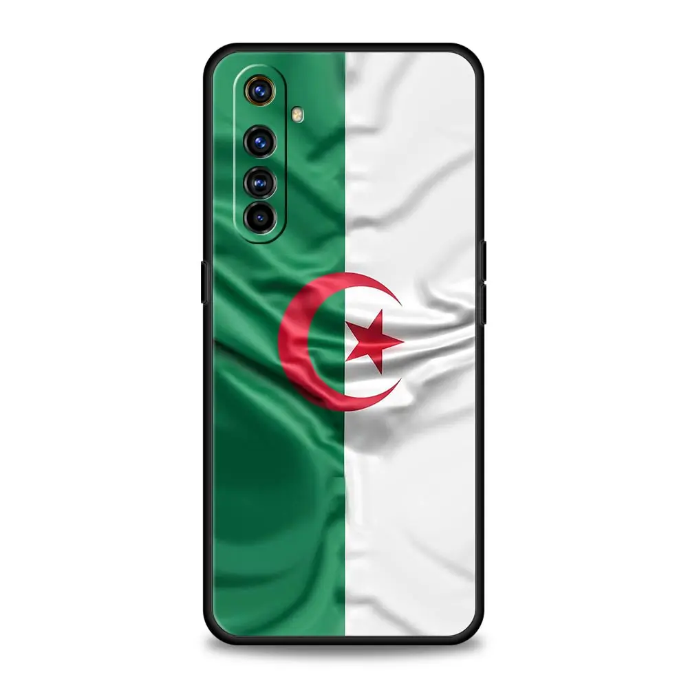 Para Realme GT Neo 2 3 3T 5 funda de teléfono para Realme 12 11 5G 10 9 8 5G 7 6 GT5 GT3 GT2 Pro Plus C21 C11 C25 C35 funda bandera de Argelia - imagen 5