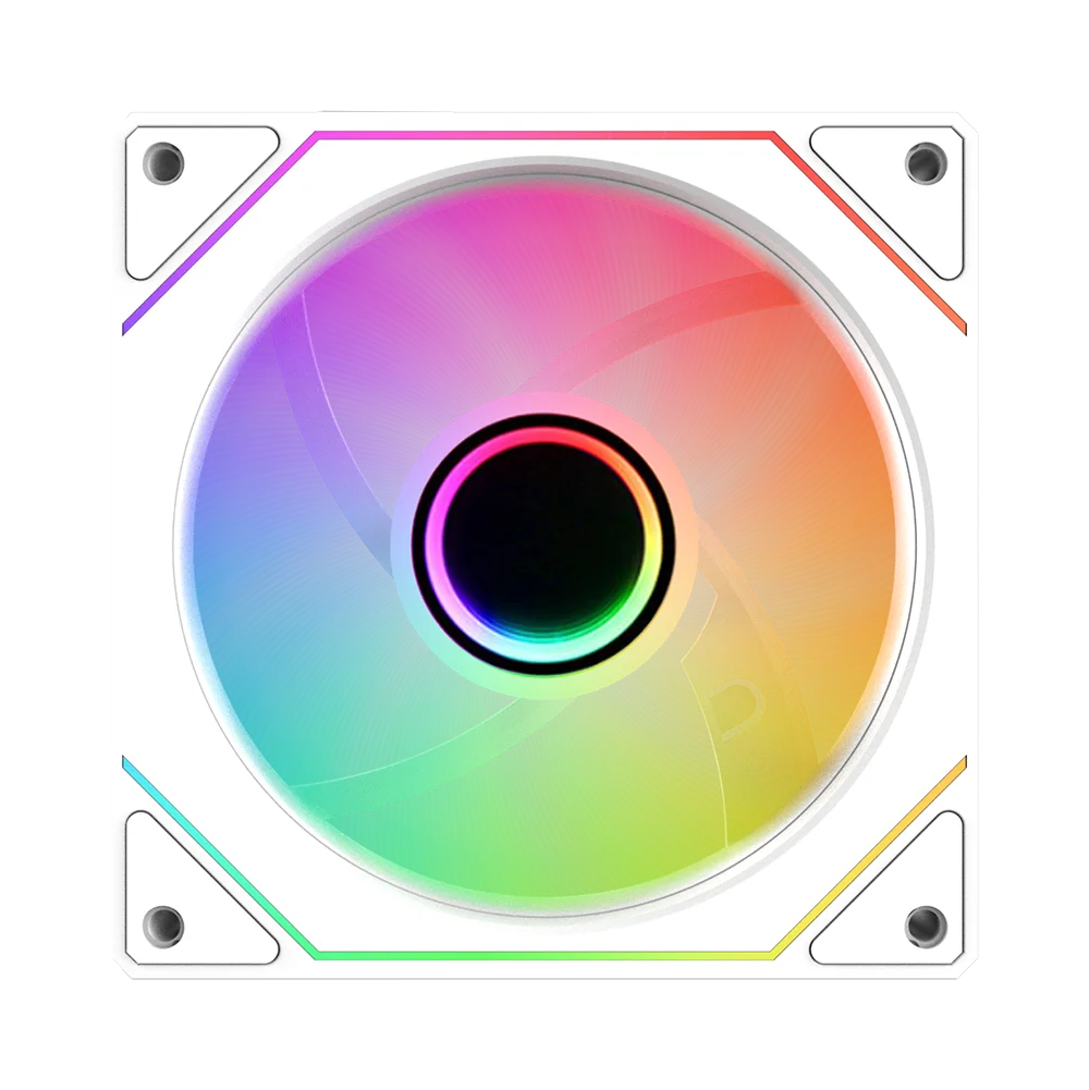 Ventilador RGB de 120mm, ventilador con cubierta de ordenador, Enfriador de CPU, ventiladores ARGB, Ventilador de refrigeración - imagen 3