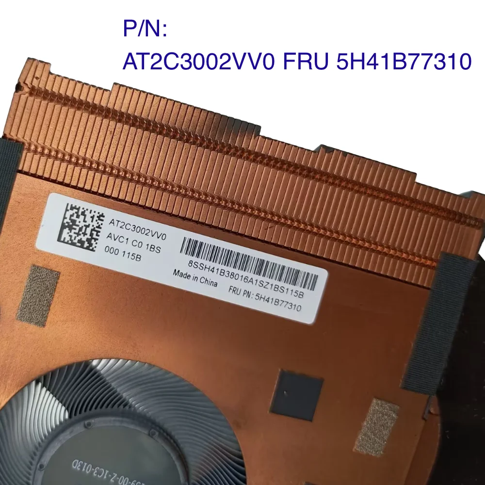 Ventilador de refrigeración y disipador de calor para Lenovo ThinkPad, 5H41B77310, radiador de CPU, BAPA0908R2HY001, 5H41B77310, P15v, Gen2, Gen3, at2c3002v0, 5H41B77308 - imagen 4