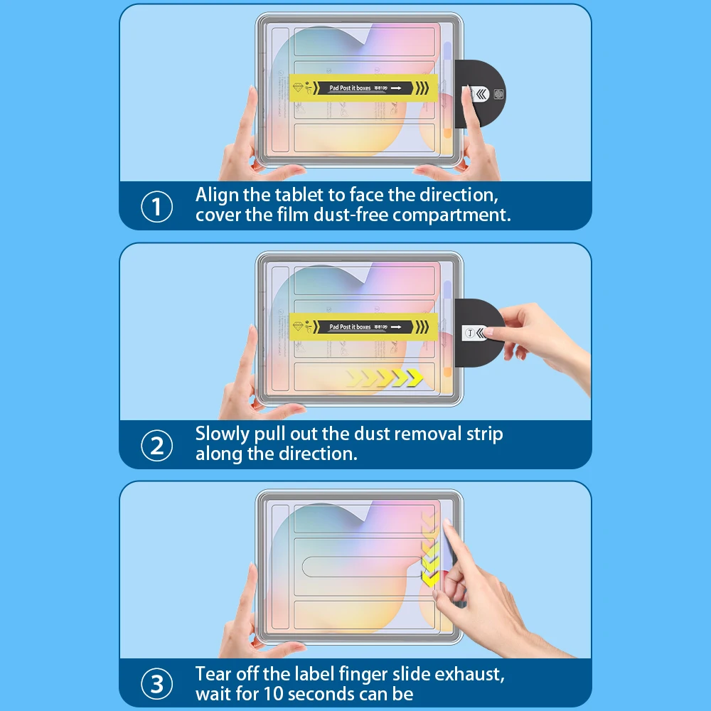 Para samsung A9 plus película de vidrio templado de 11 pulgadas para S7/S8/S9 11 pulgadas S9/S10 FE 2025 para S7/S8/S9/S10 Plus película templada de 12,4 pulgadas - imagen 4