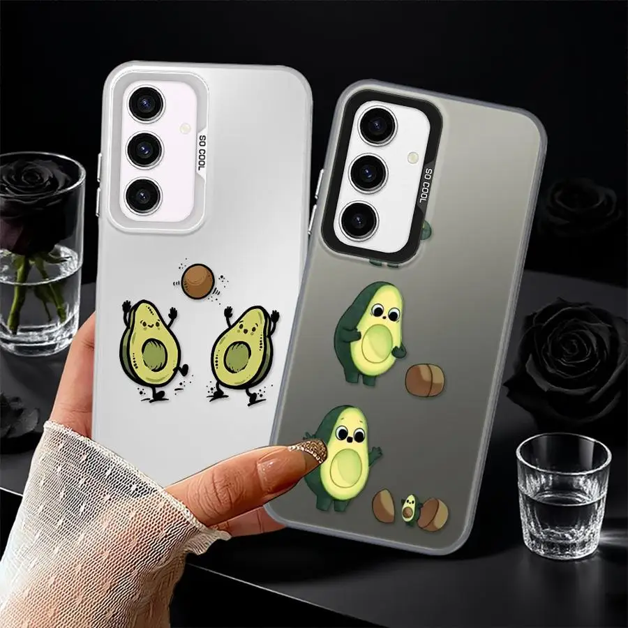 Funda divertida de aguacate para Samsung Galaxy A33 A34 A73 A22 A52 A26 A36 A25 A53 A24 A32 A23 - imagen 3