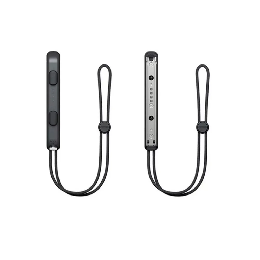 1 par de correas de muñeca para Switch Joycon, piezas de repuesto de cordón, accesorios para controlador Joy-Con con riel de Metal mejorado - imagen 5