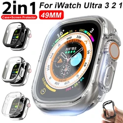 Funda TPU con protector de pantalla para Apple Watch Ultra 1/2/3 49 mm