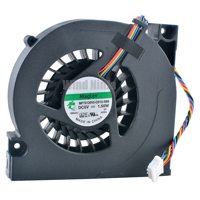 MF70120V2-C01U-S99 5V 1,50W 4 pines 3500RPM 70mm ventilador centrífugo para sistema de refrigeración de computadora todo en uno - imagen 2